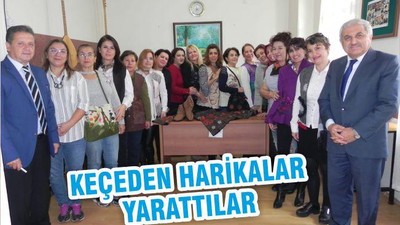 KEÇEDEN HARİKALAR YARATTILAR