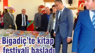 Bigadiç’te kitap festivali başladı