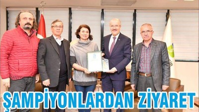 ŞAMPİYONLARDAN ZİYARET