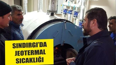 SINDIRGI’DA JEOTERMAL SICAKLIĞI