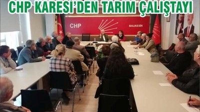 CHP KARESİ’DEN TARIM ÇALIŞTAYI