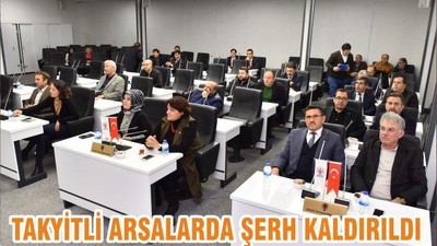 TAKYİTLİ ARSALARDA ŞERH KALDIRILDI