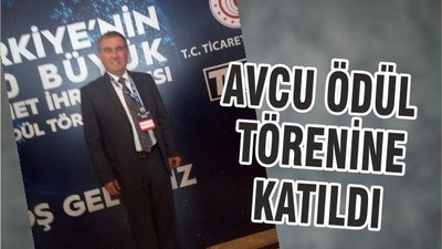 AVCU ÖDÜL TÖRENİNE KATILDI
