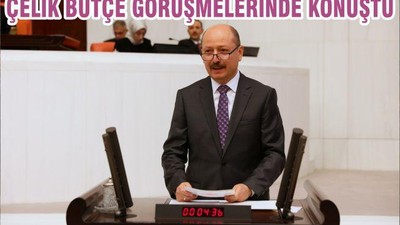 ÇELİK BÜTÇE GÖRÜŞMELERİNDE KONUŞTU