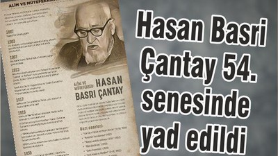 Hasan Basri Çantay 54. senesinde yad edildi