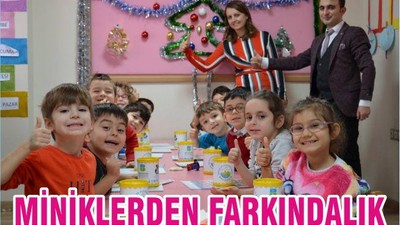MİNİKLERDEN FARKINDALIK