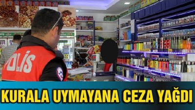 KURALA UYMAYANA CEZA YAĞDI