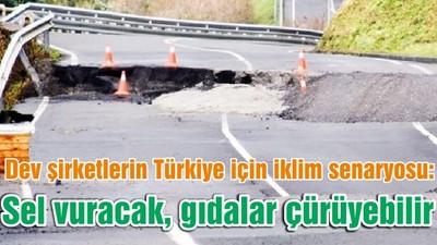 Dev şirketlerin Türkiye için iklim senaryosu: Mağazaları sel vuracak, gıdalar çürüyebilir