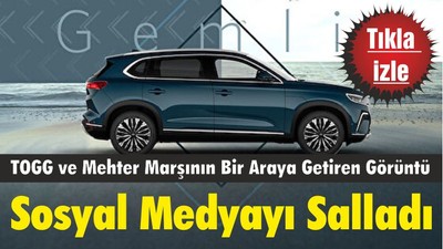 TOGG ve Mehter Marşının Bir Araya Getiren Görüntü Sosyal Medyayı Salladı