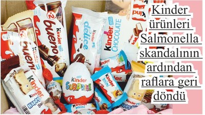 Salmonella skandalının ardından raflara dönen çikolata