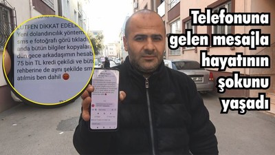Telefonuna gelen mesajla hayatının şokunu yaşadı