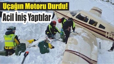 Uçağın Motoru Durdu! Acil İniş Yaptılar
