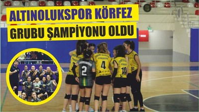ALTINOLUKSPOR KÖRFEZ GRUBU ŞAMPİYONU OLDU
