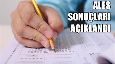 ALES sonuçları açıklandı