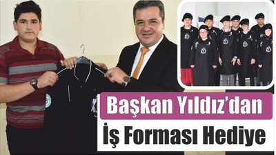 Başkan Yıldız’dan İş Forması Hediye