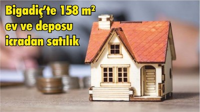 Balıkesir Bigadiç Bozbük Mahallesi'nde 158 m² ev ve deposu icradan satılık