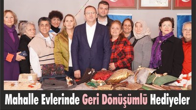 Mahalle Evlerinde Geri Dönüşümlü Hediyeler