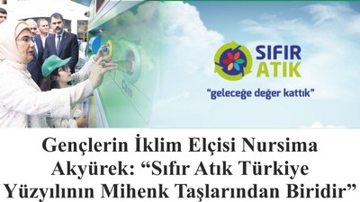 Gençlerin İklim Elçisi Nursima Akyürek: “Sıfır Atık Türkiye Yüzyılının Mihenk Taşlarından Biridir”