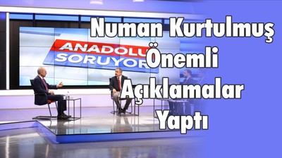 Numan Kurtulmuş “Anadolu Soruyor”da Konuştu
