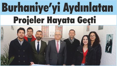 Burhaniye’yi Aydınlatan Projeler Hayata Geçti