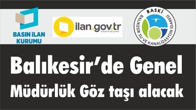 Balıkesir’de Genel Müdürlük Göz taşı alacak