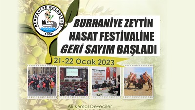 BURHANİYE ZEYTİN HASAT FESTİVALİNE GERİ SAYIM BAŞLADI