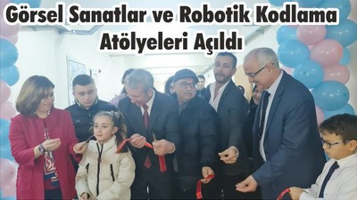 Görsel Sanatlar ve Robotik Kodlama Atölyeleri Açıldı