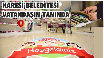 KARESİ BELEDİYESİ’NİN SOSYAL YARDIMLARI HIZ KESMİYOR