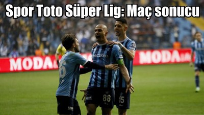 Spor Toto Süper Lig: Maç sonucu