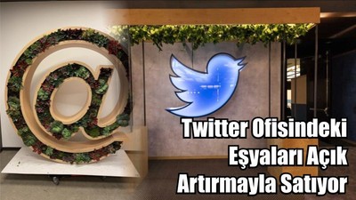 Twitter Ofisindeki Eşyaları Açık Artırmayla Satıyor