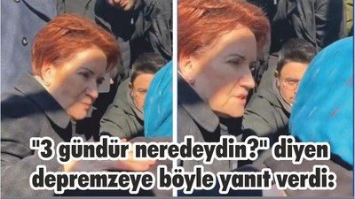 Deprem bölgesine giden Akşener, "3 gündür neredeydin?" diyen depremzeye böyle yanıt verdi: Bilerek gelmedim