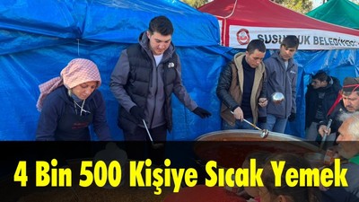 Susurluk Belediyesi Afetzedeler İçin Aşevi Kurdu