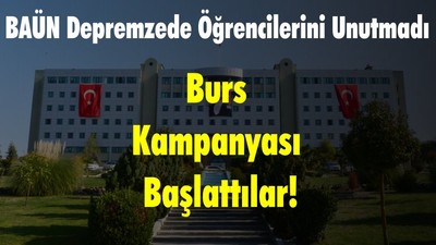 BAÜN Depremzede Öğrencilerini Unutmadı