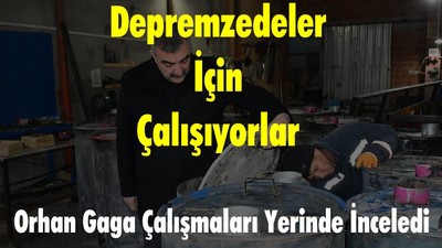 Başkan Orhan Gaga Çalışmaları Yerinde İnceledi