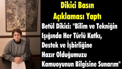 Betül Dikici Meydana Gelen 2 Deprem İle İlgili Basın Açıklaması Yaptı