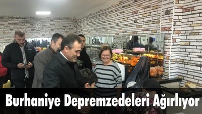 Burhaniye Depremzedeleri Ağırlıyor