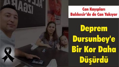Deprem Dursunbey'e Bir Kor Daha Düşürdü