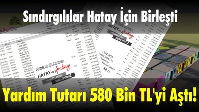 Doğal Şehir Sındırgı Evleri Projesi’nde Miktar 580 Bin TL’yi Geçti
