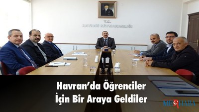 Havran’da Öğrenciler İçin Bir Araya Geldiler