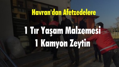 Havranlılar Afetzedeler İçin Çalışıyor
