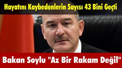 Hayatını Kaybedenlerin Sayısı 43 Bini Geçti