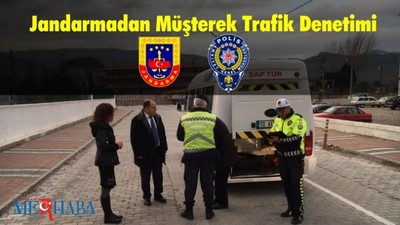 Jandarmadan Müşterek Trafik Denetimi