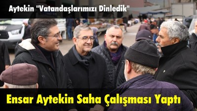Ensar Aytekin Saha Çalışmasına Çıktı