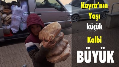 Kayra’nın Yaşı Küçük Kalbi Büyük