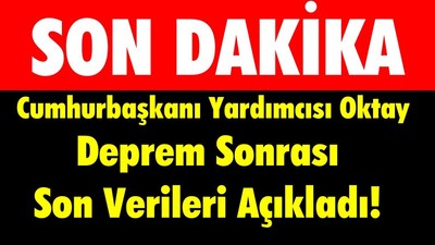 Cumhurbaşkanı Yardımcısı Fuat Oktay'dan Açıklama