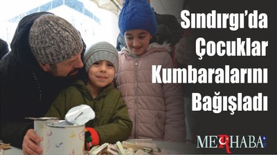 Sındırgı’da Çocuklar Kumbaralarını Bağışladı