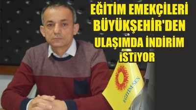 Eğitim Emekçileri Büyükşehir’den Ulaşımda İndirim İstiyor