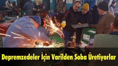 Deprem Bölgesi İçin Soba Üretiyorlar