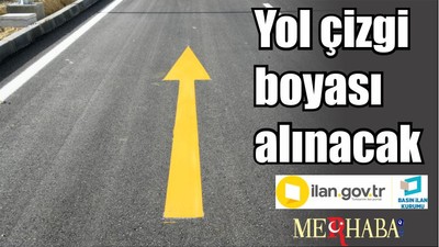 Yol Çizgi Boyası Alınacak