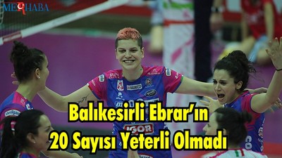 Ebrar’lı Novara Dünya Devi İmoco’ya 3-1 Yenildi!
